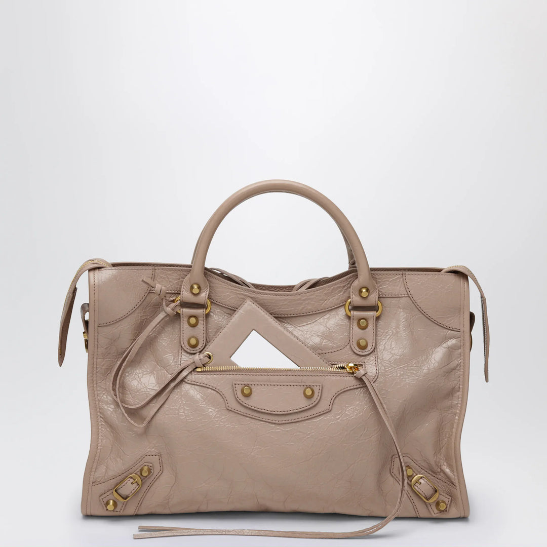 Balenciaga - Le City medium handbag in Blush leather Brand Handbag U
