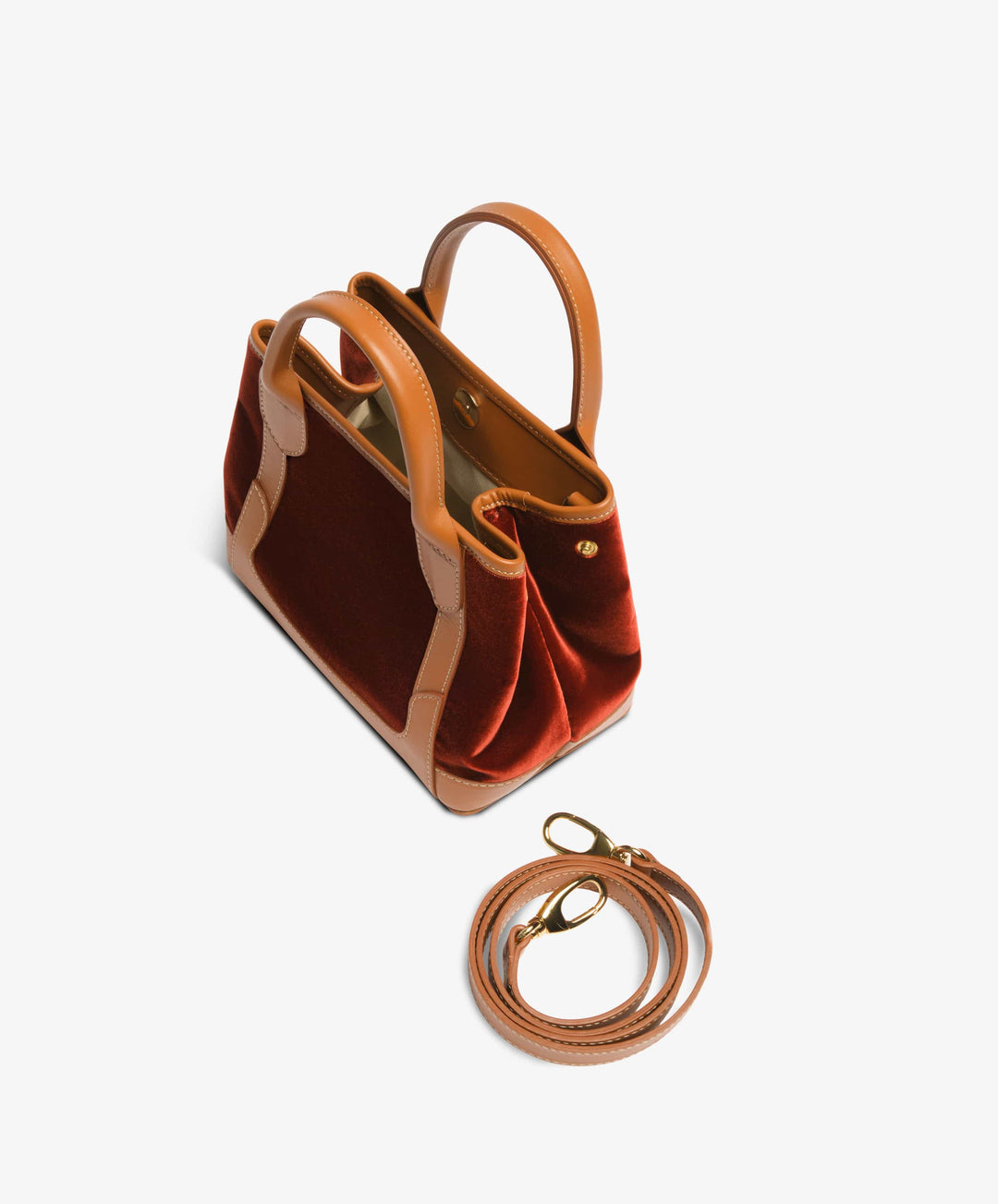 My Style Bags Personalised Chloe Small Velour Handbag – Bordeaux Brand Handbag