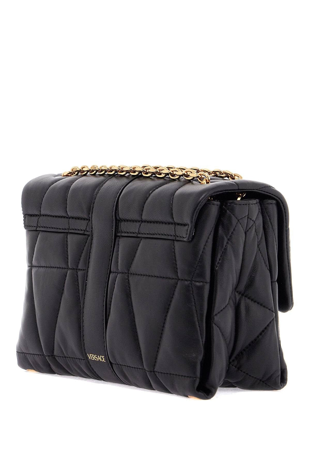 Versace Handbag os Versace Quilted Shoulder Bag Kleio Versace Quilted Shoulder Bag Kleio Brand