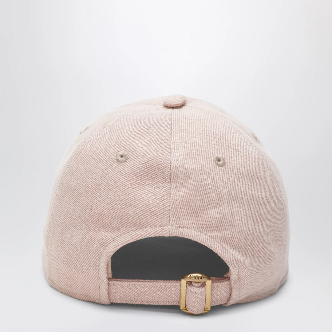Chloé - Pink cotton denim baseball cap Brand Hats M