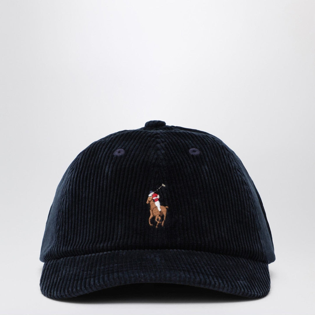 Hats TU Polo Ralph Lauren - Navy blue corduroy baseball cap Brand