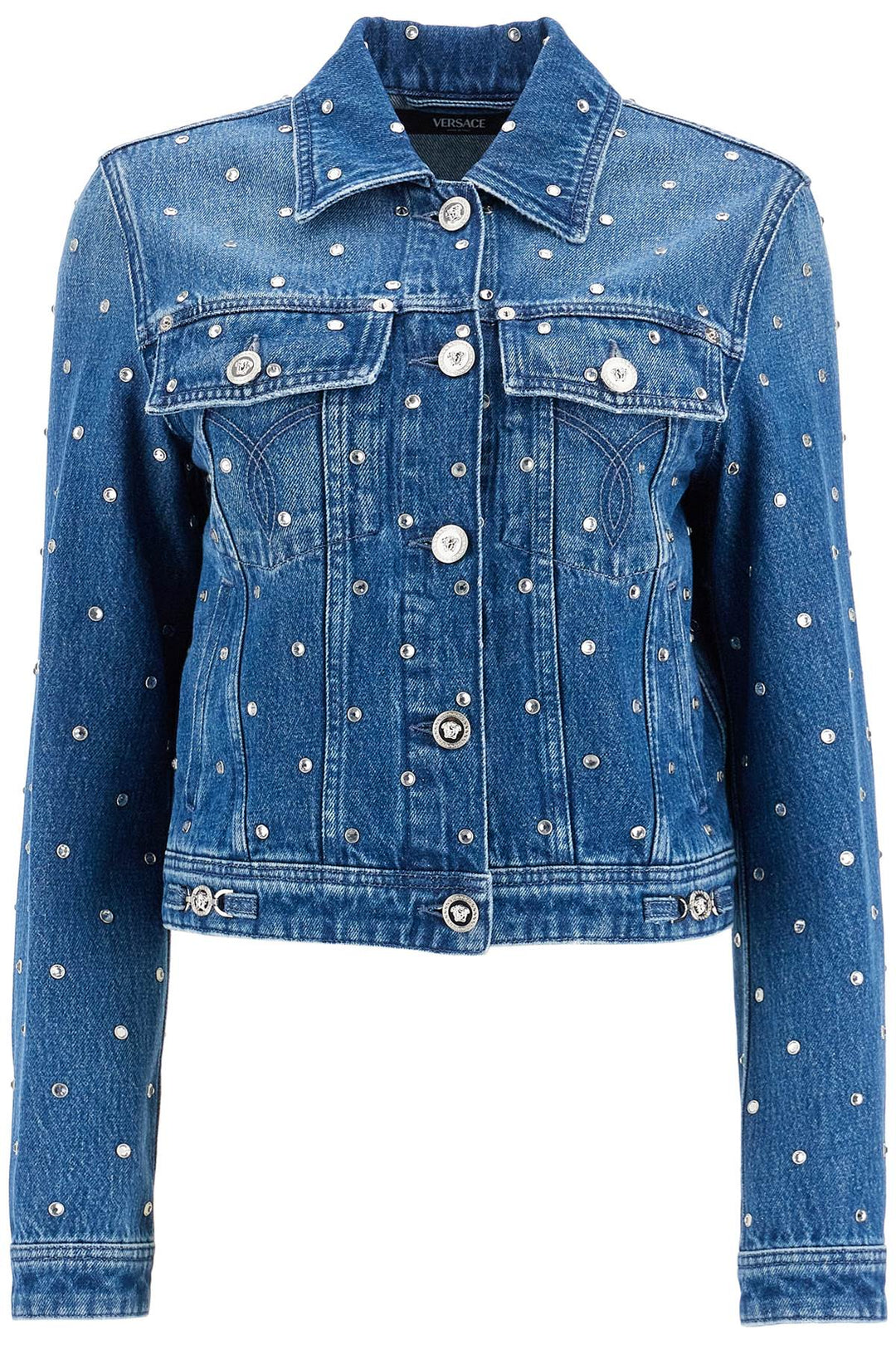 Versace Jackets Versace Starry Sky Denim Jacket Versace Starry Sky Denim Jacket Brand
