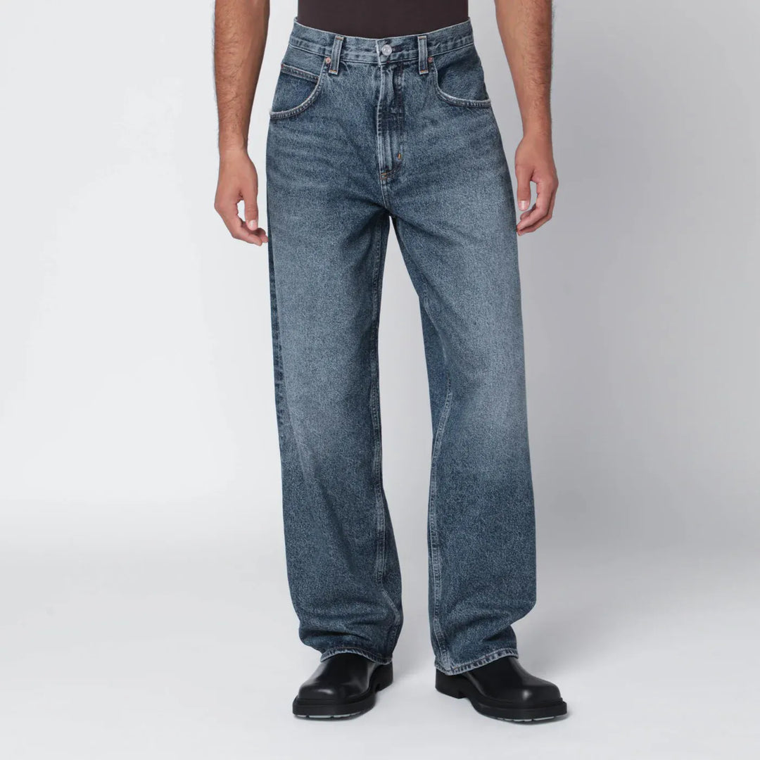 AGOLDE - Wide dark vintage indigo Fusion jeans Brand Jeans