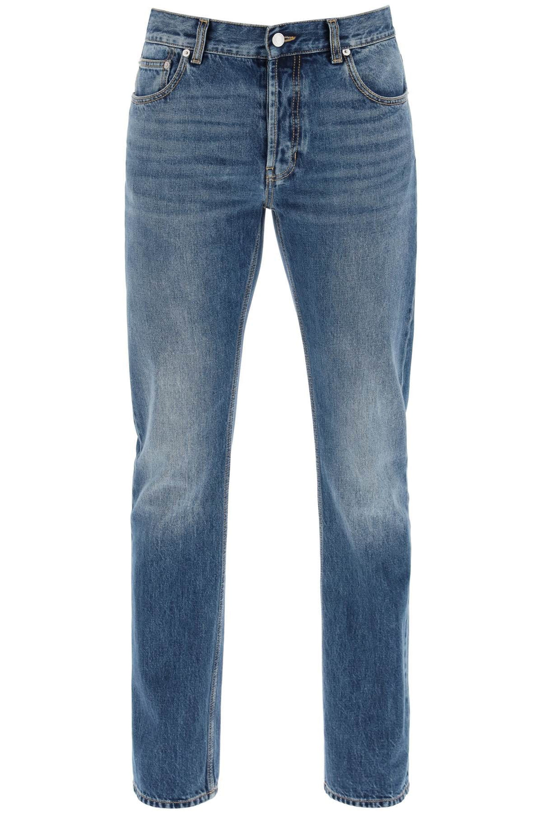 Alexander Mcqueen Jeans 48 Alexander Mcqueen straight leg jeans with faux pocket on the back. Alexander Mcqueen straight leg jeans with faux pocket on the back. Brand