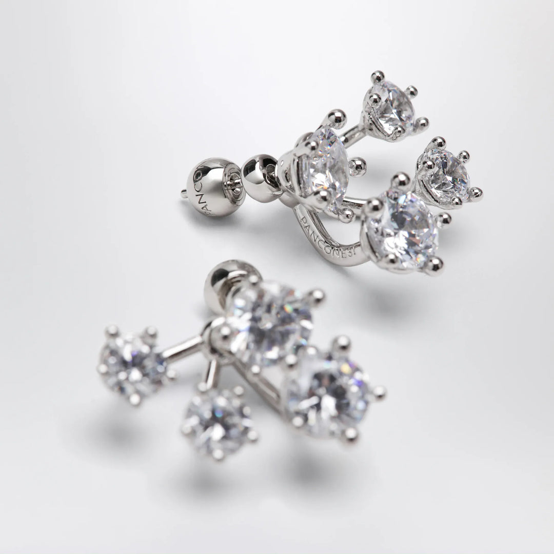 PANCONESI - Constellation Earrings with Zirconia Brand Jewelry U