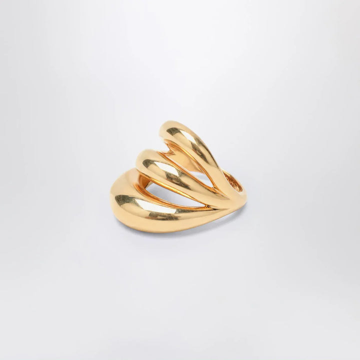 PANCONESI - Triptych Blow Up gold ring Brand Jewelry M