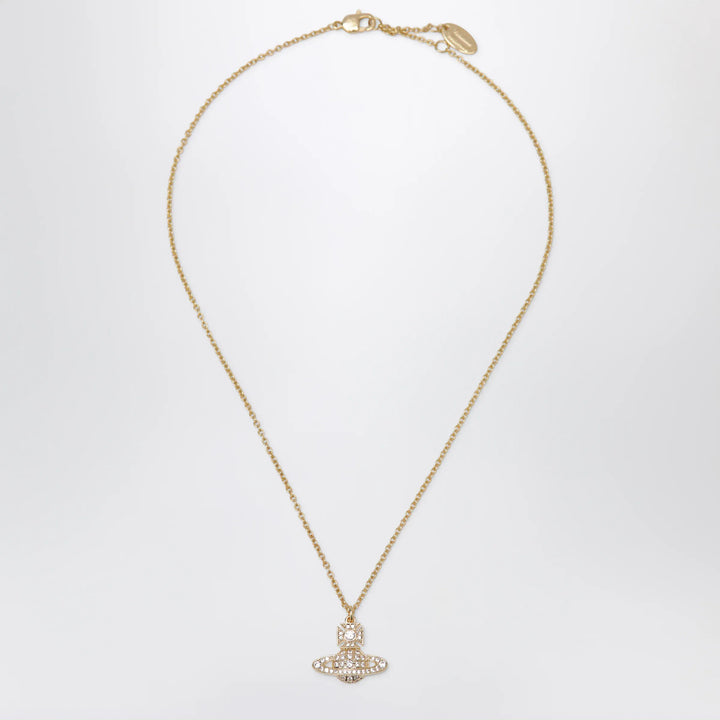 Vivienne Westwood - Orb pendant necklace in gold-tone metal with crystals Brand Jewelry U