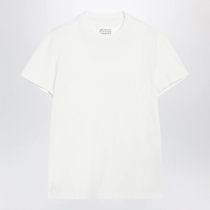 Maison Margiela - Double-layer cotton T-shirt in white Brand S