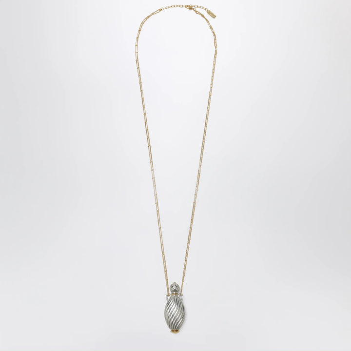 Chloé - Gold- and silver-plated brass bottle pendant necklace Brand Necklace U