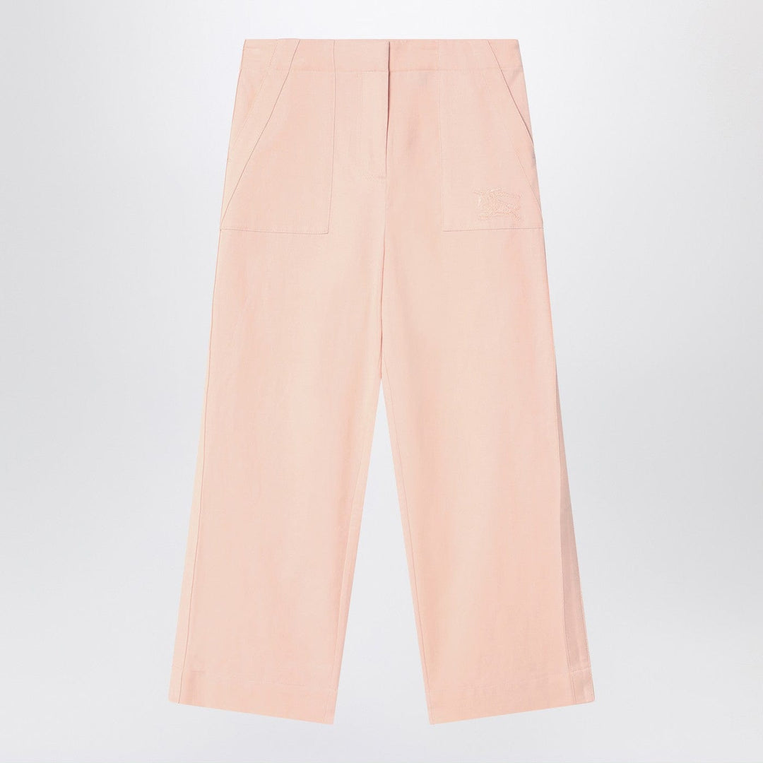 Pants 12 Burberry - Light pink pants in cotton blend Brand