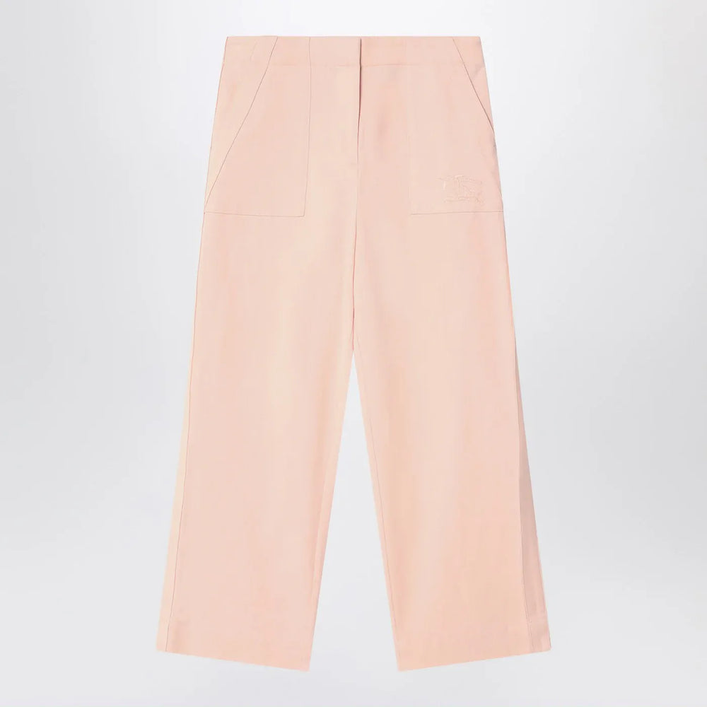 Burberry - Light pink pants in cotton blend Brand Pants 12