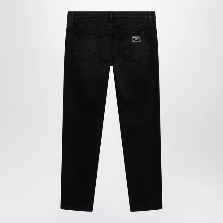 Dolce&amp;Gabbana - Stretch jeans in grey denim Brand Pants