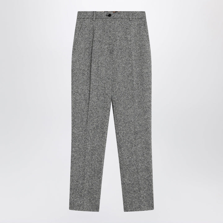Pants Dolce&amp;Gabbana - Wool-blend dotted trousers Brand