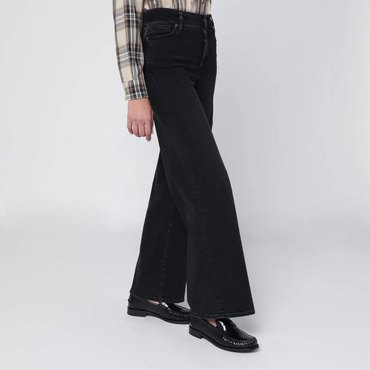Frame - Black Le Slim Palazzo trousers Brand Pants