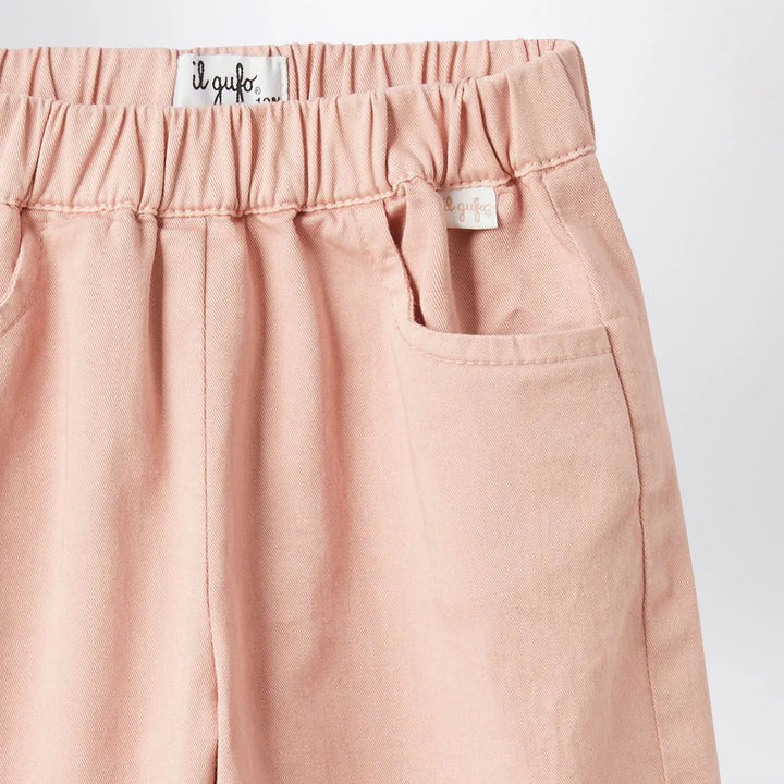 Il Gufo - Pink cotton pants Brand Pants 6M