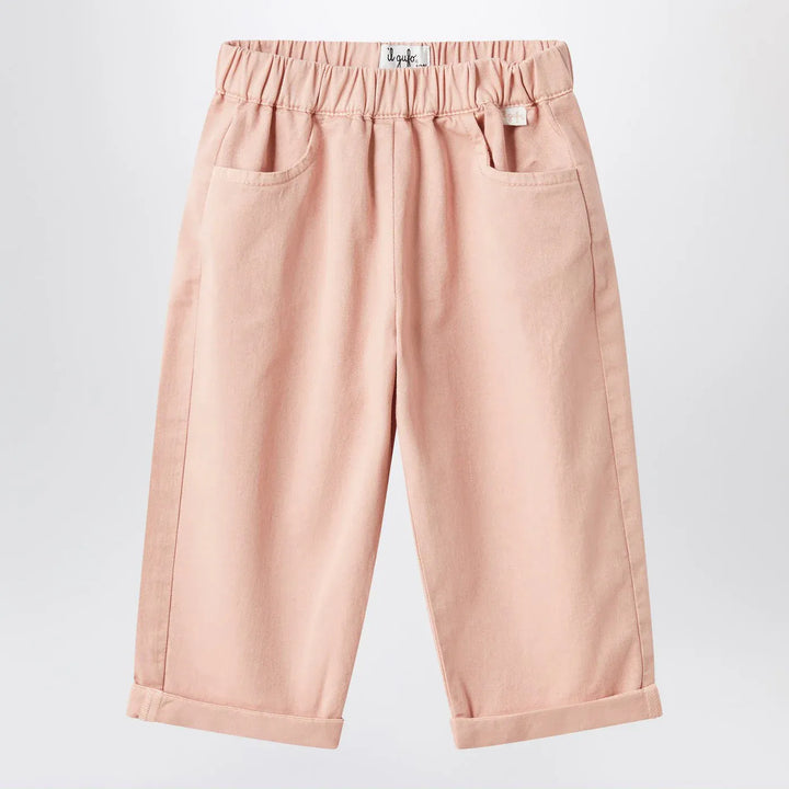 Il Gufo - Pink cotton pants Brand Pants 6M