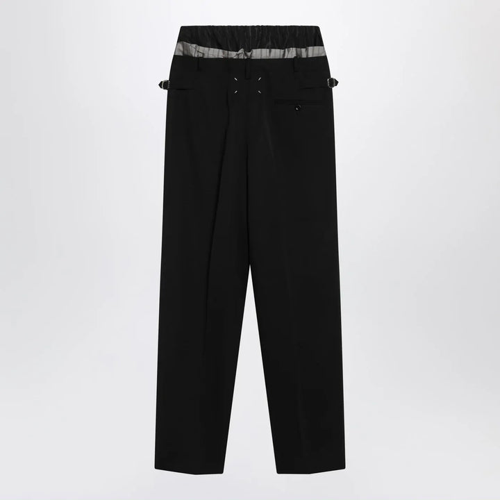 Maison Margiela - Black trousers “Anonymity of the Lining” Brand Pants 50 IT