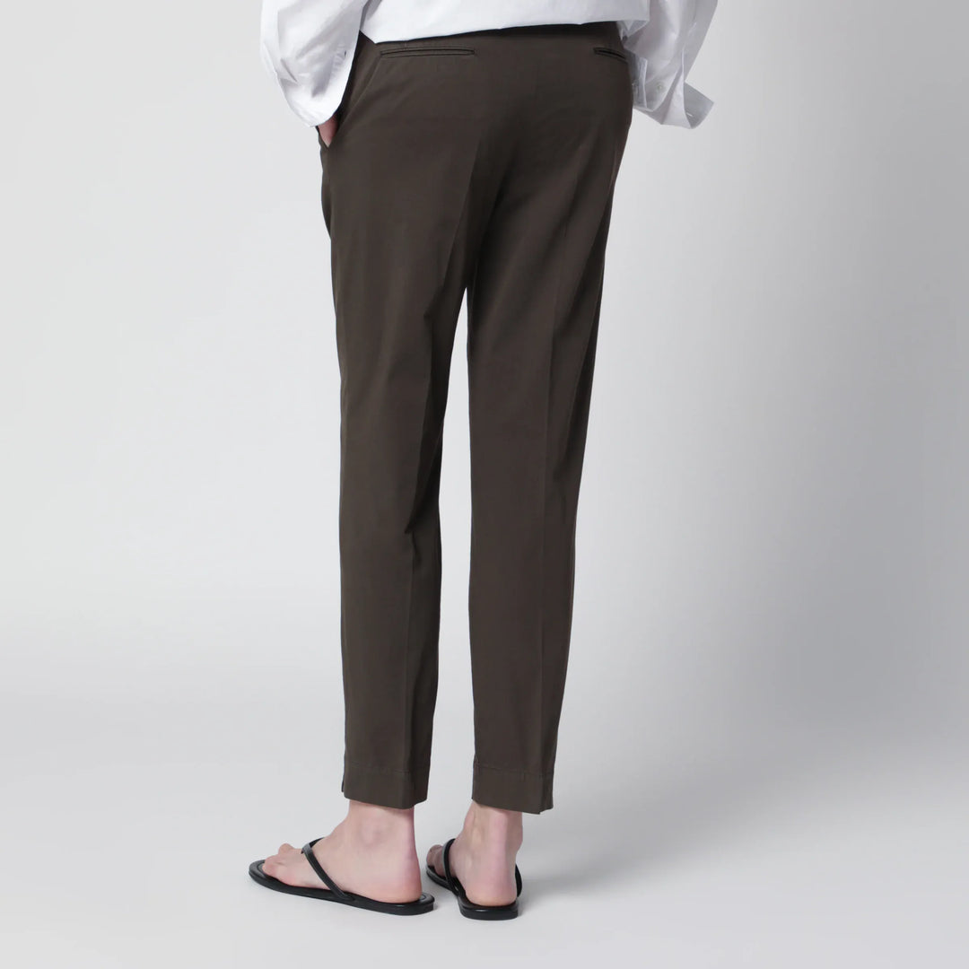 PT Torino - Brown cotton trousers Brand Pants
