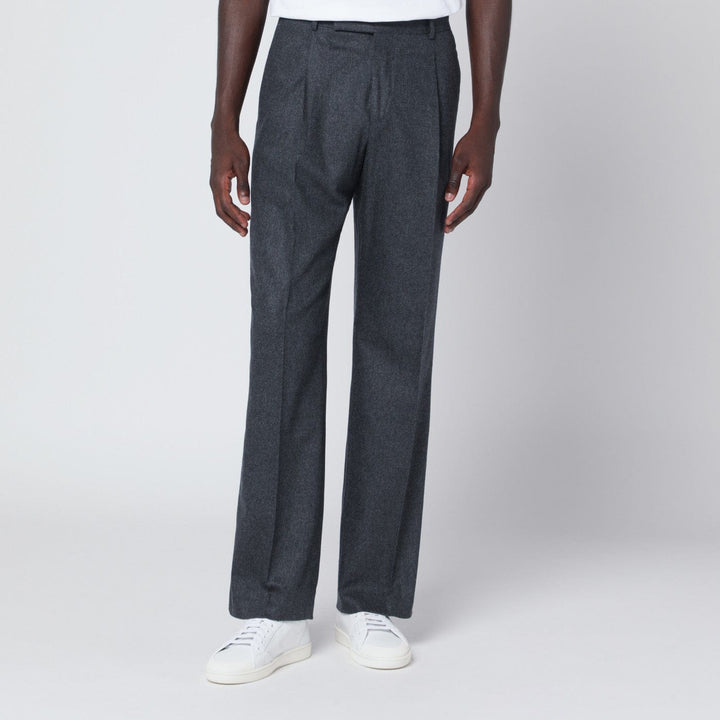 Pants 56 IT PT Torino - Gray wool and cashmere trousers Brand