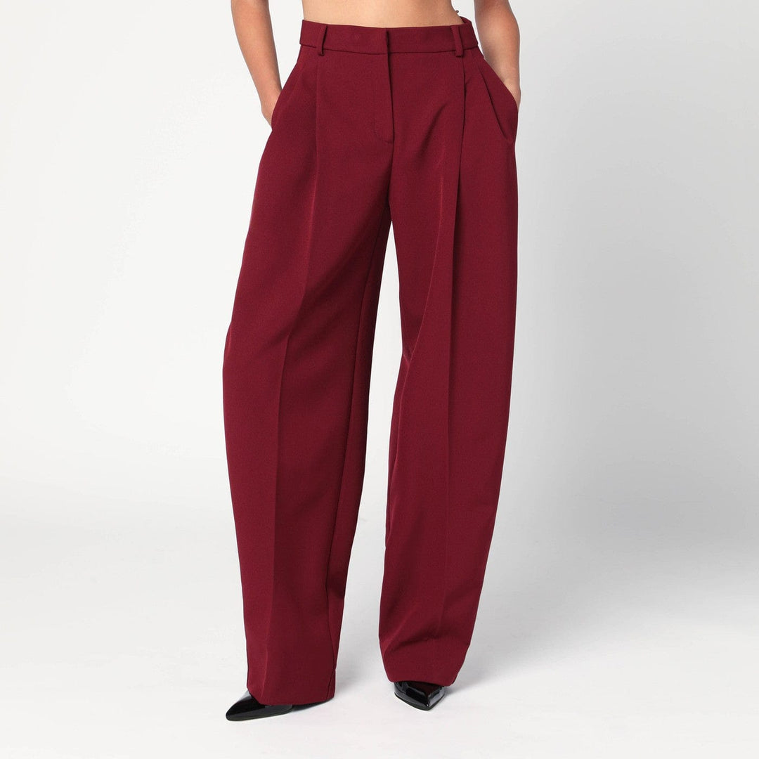 Pants THE ANDAMANE - Bordeaux pleated pants Brand