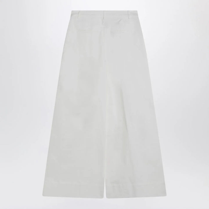 the garment - White cotton palazzo trousers Brand Pants 10 UK