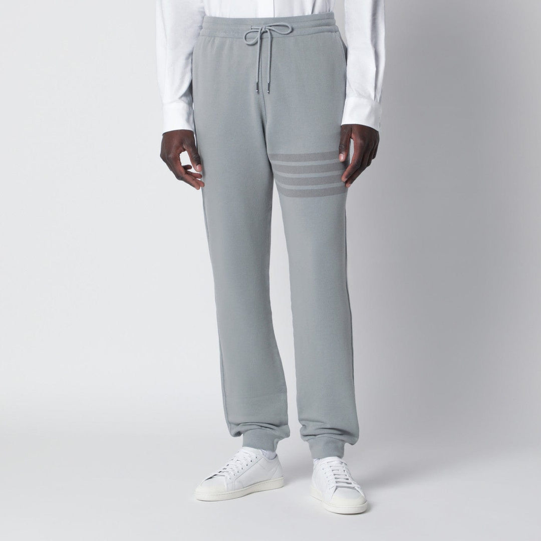 Pants Thom Browne - Grey cotton jogging trousers Brand