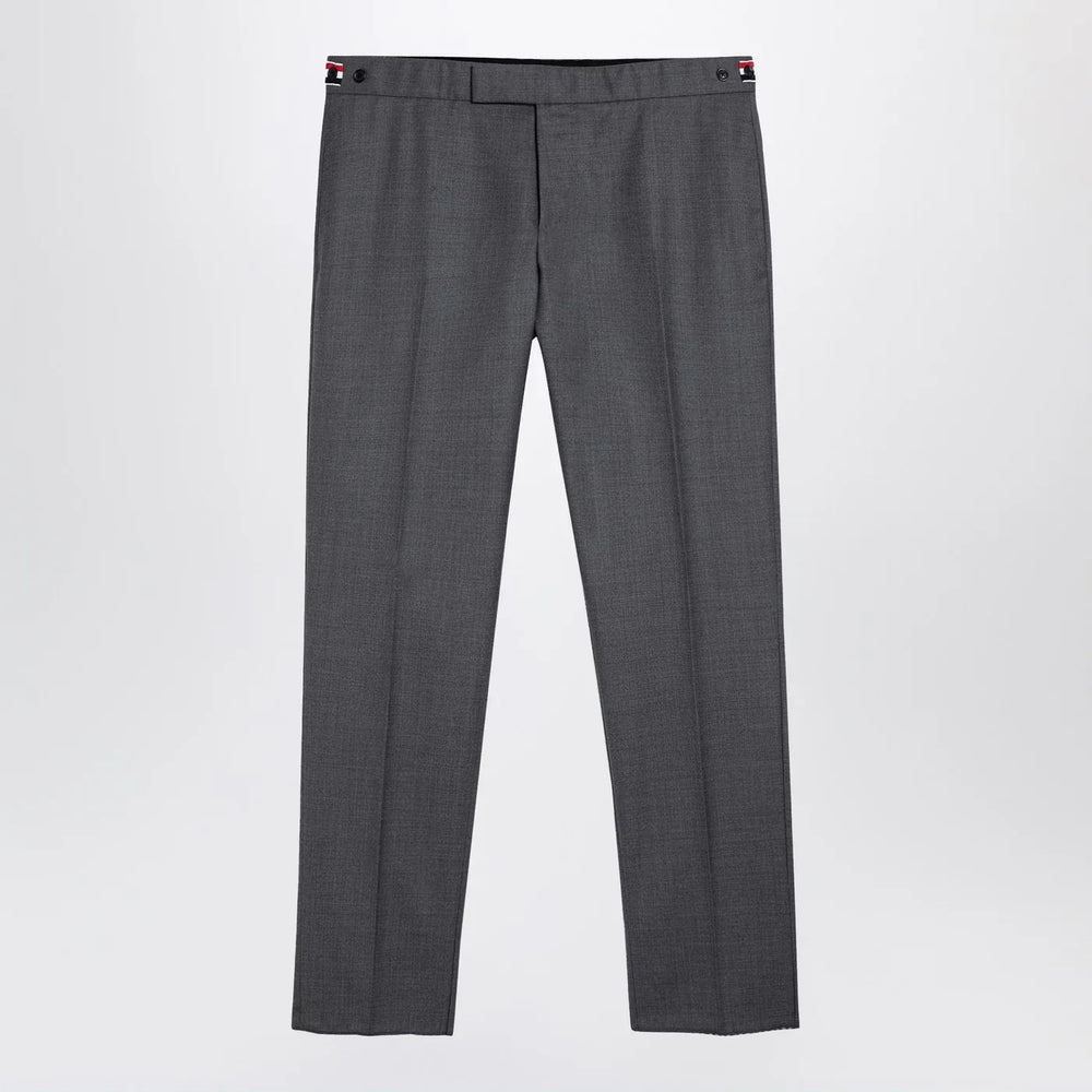 Thom Browne - Grey wool trousers Brand Pants 4