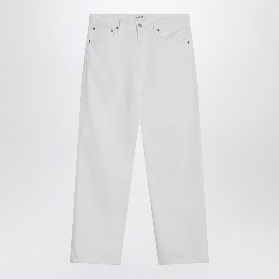 Pants White jeans in regenerated denim Brand