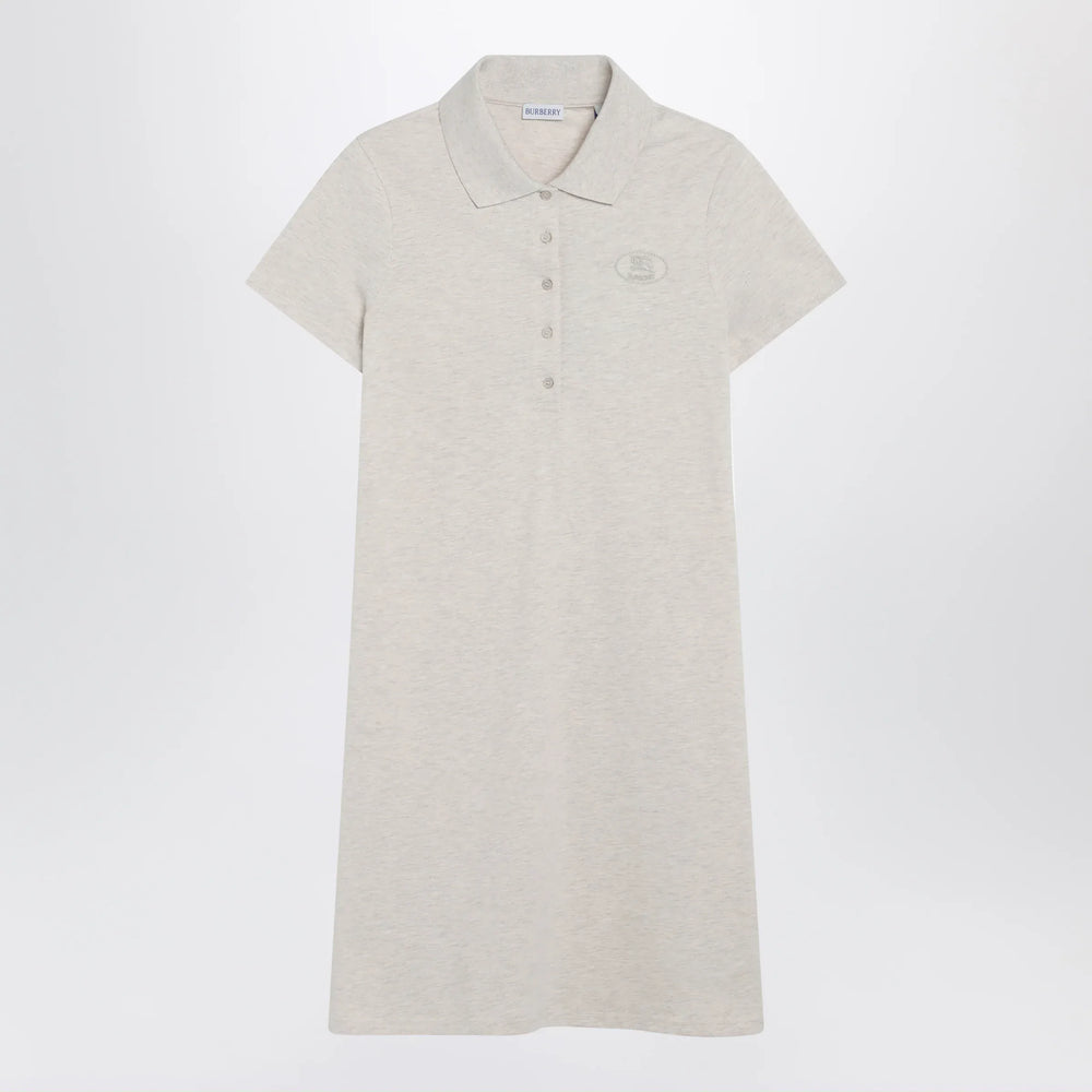 Burberry - Beige mélange cotton polo dress by Burberry Brand Polo Dress S