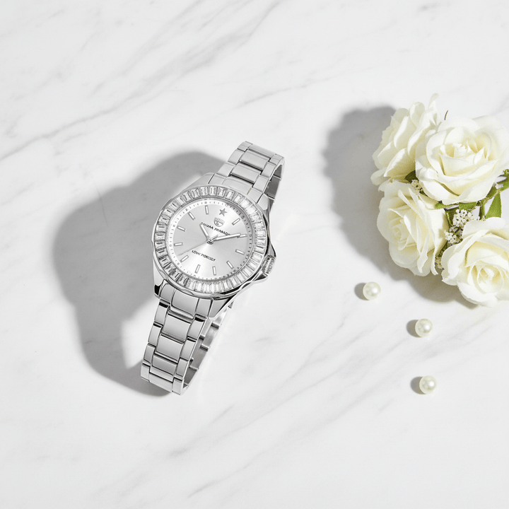 Chiara Ferragni Sport Silver Watch Brand Quartz Watches