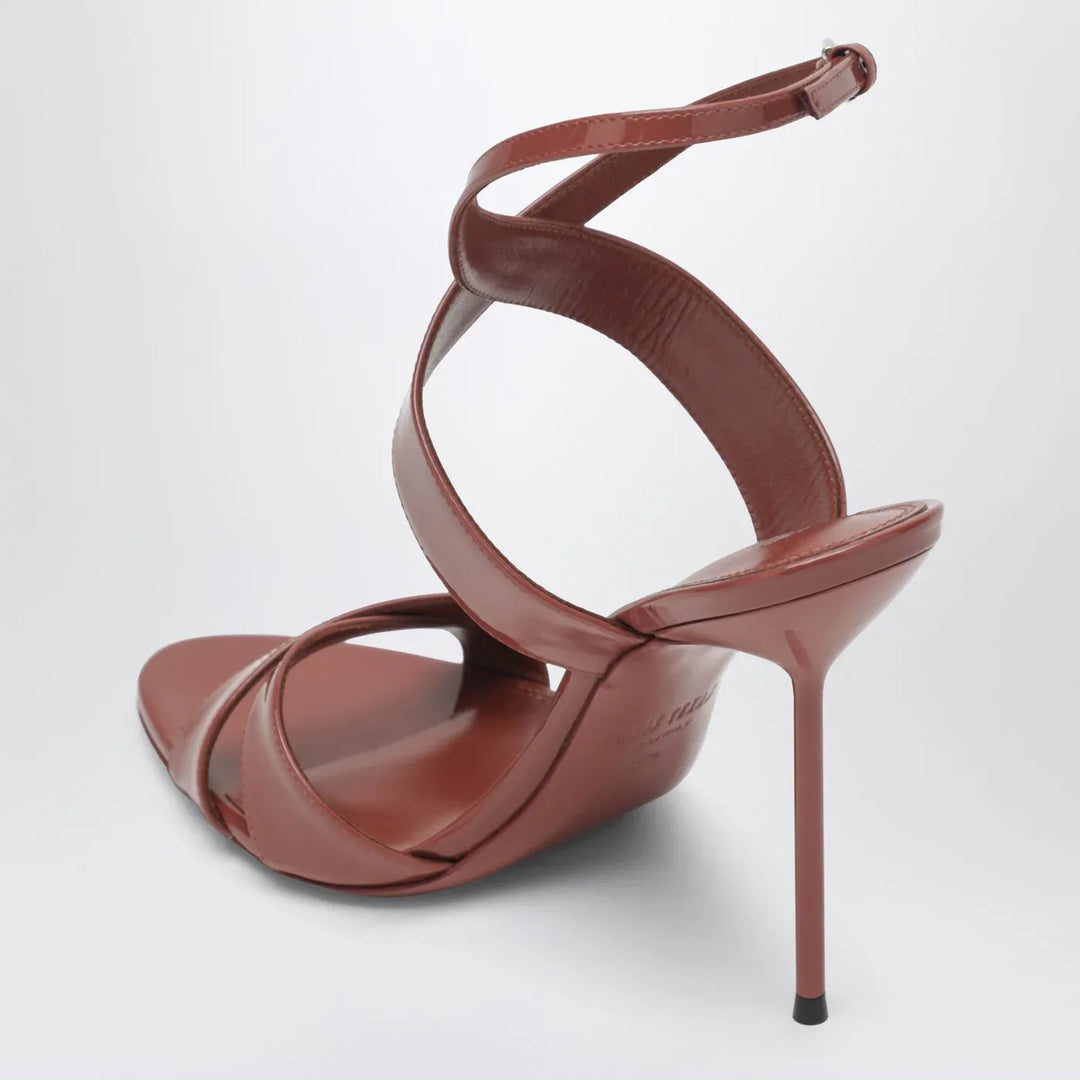Paris Texas - Lidia sandals in Desert Rose patent leather Brand Sandals