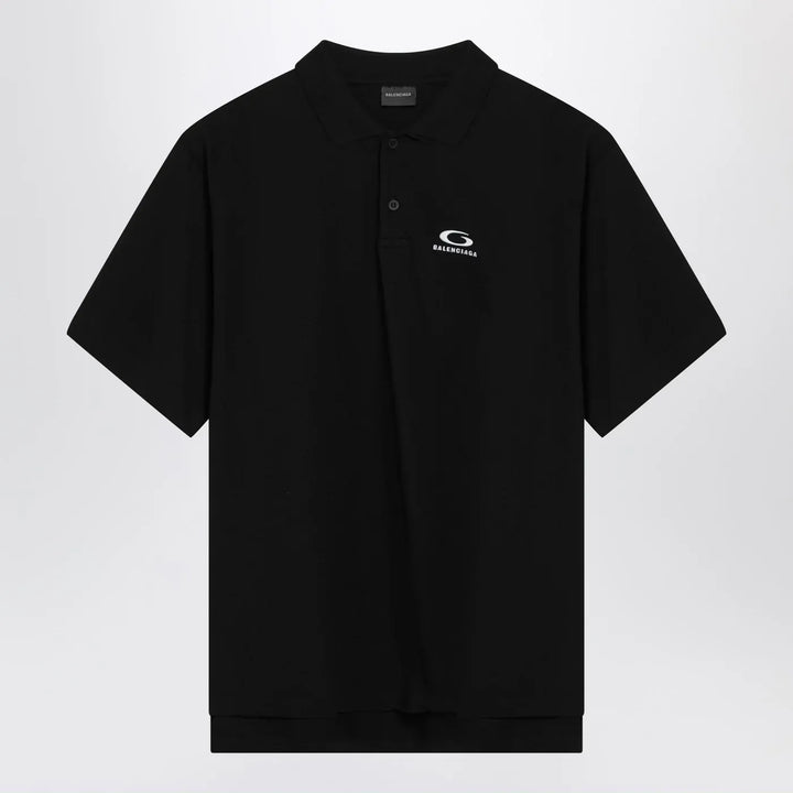 Balenciaga - Black Laurel Classic regular polo shirt Brand Shirt S