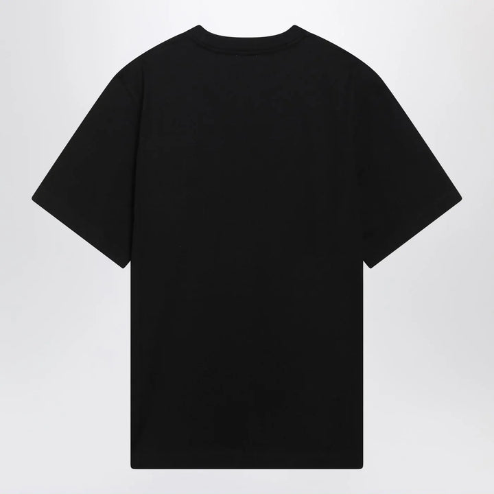Burberry - Black T-shirt with logo print Brand Shirt