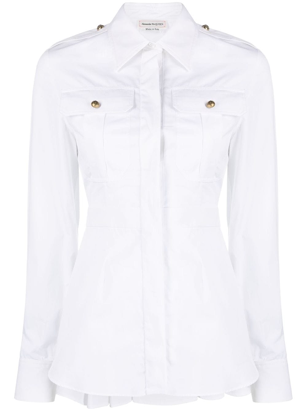 Alexander Mcqueen Shirts 40 Alexander McQueen Shirts White Alexander McQueen Shirts White Brand