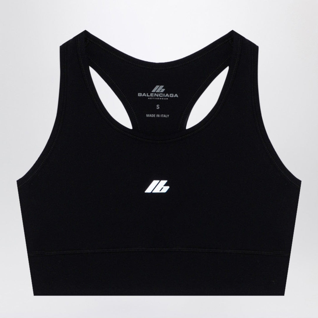 Shirts & Tops Balenciaga - Black Activewear sleeveless top in matt nylon blend Brand