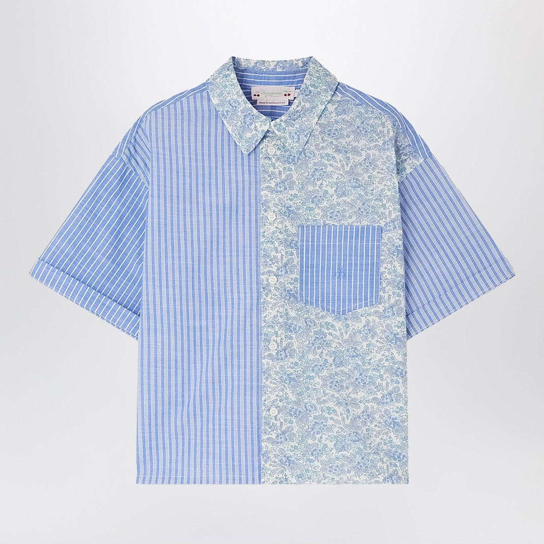 Shirts &amp; Tops 12 Bonpoint - Elyas patchwork light blue shirt Brand