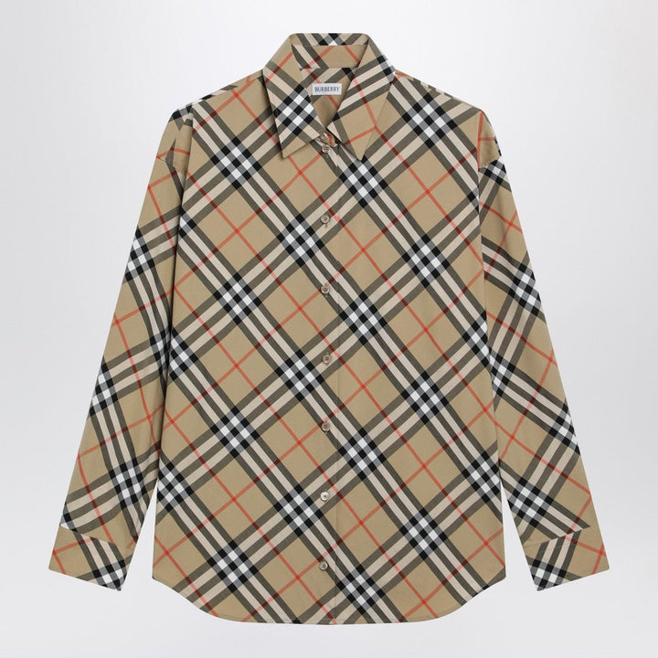 Shirts &amp; Tops Burberry - Beige shirt with Check pattern Brand