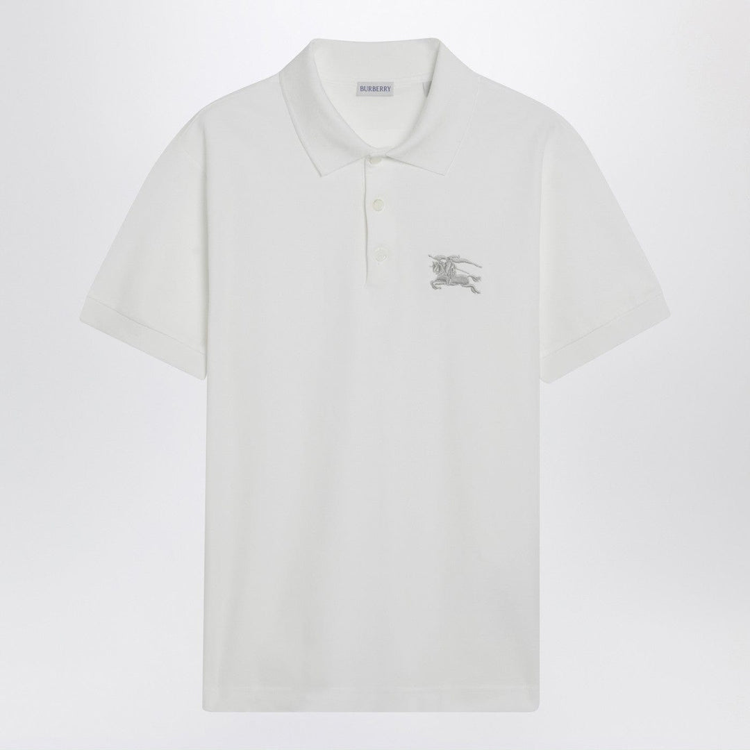 Shirts &amp; Tops M Burberry - White cotton polo shirt Brand