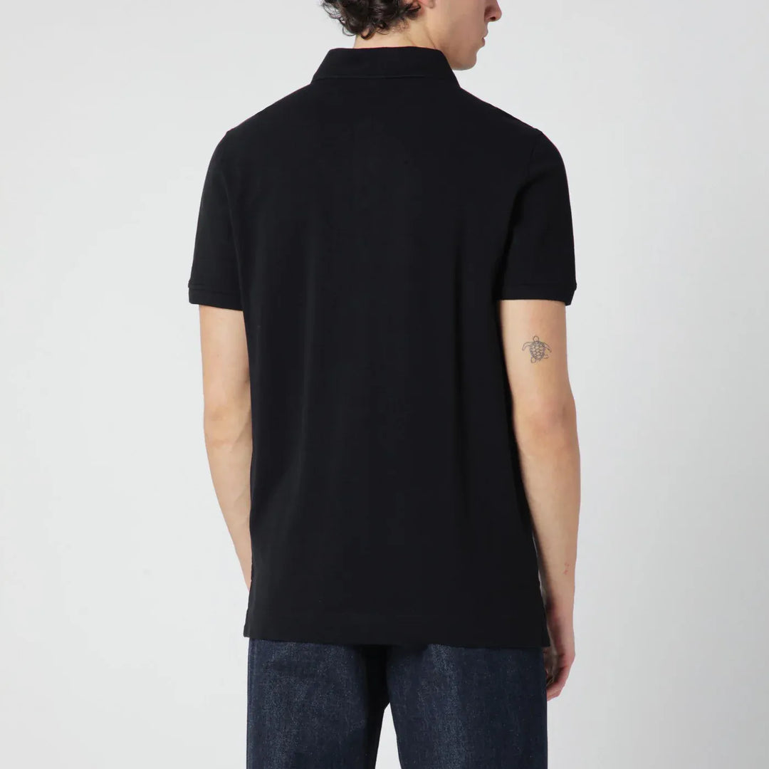 Canada Goose - Black polo shirt with logo patch Brand Shirts &amp; Tops