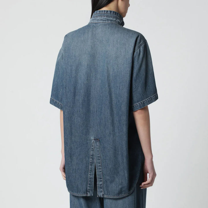 DARKPARK - Oversized short-sleeve denim shirt Brand Shirts &amp; Tops
