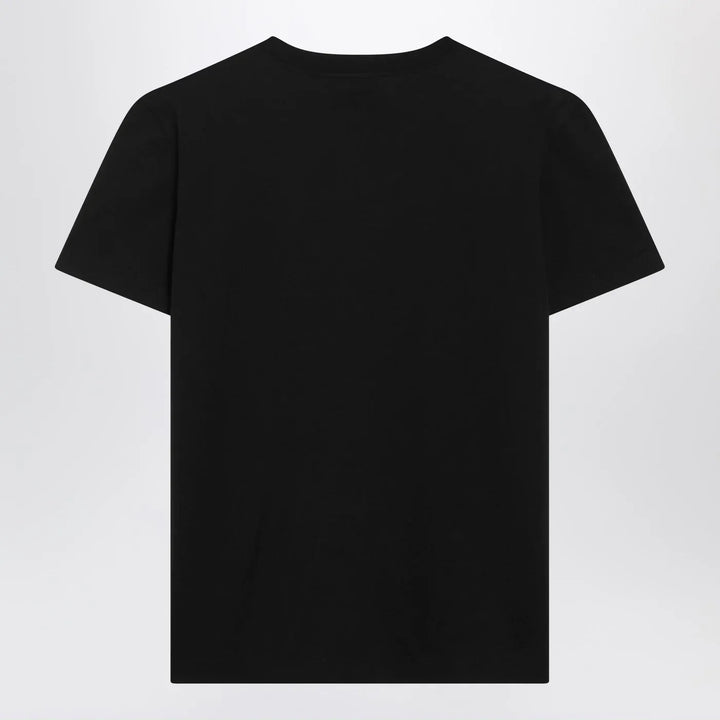 Dolce&amp;Gabbana - Black jersey T-shirt with embroidery Brand Shirts &amp; Tops