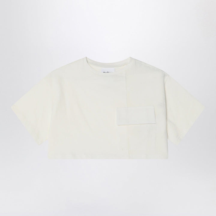 Shirts &amp; Tops 6 Douuod - Ivory cropped t-shirt in cotton Brand
