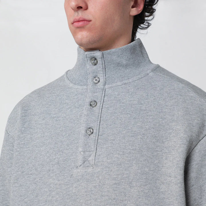 Entire Studios - Grey cotton buttoned sweater Brand Shirts &amp; Tops