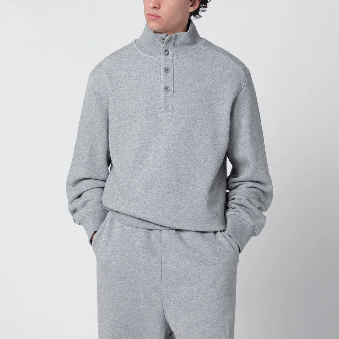 Entire Studios - Grey cotton buttoned sweater Brand Shirts &amp; Tops S