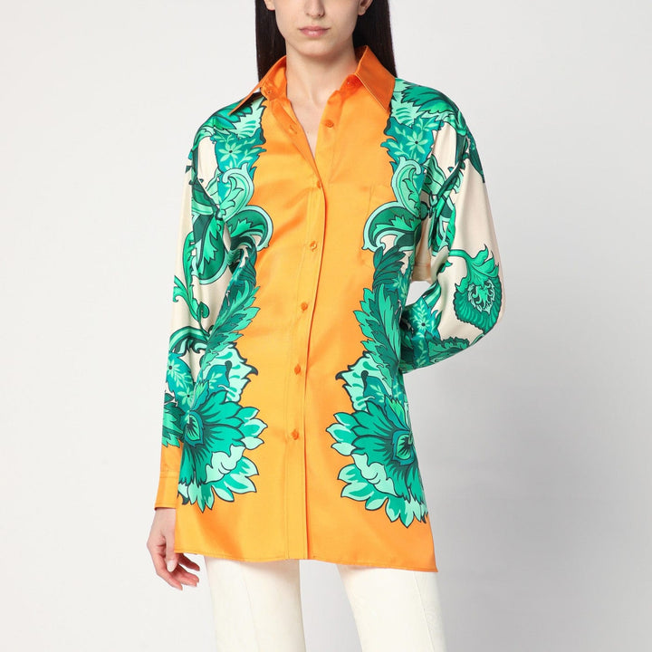 Shirts &amp; Tops ETRO - Floral print shirt with knotted detail Brand
