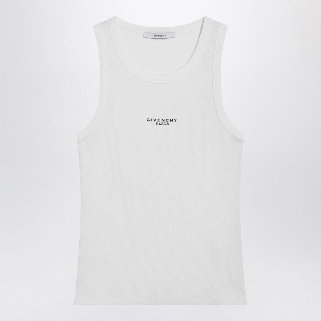 Shirts &amp; Tops Givenchy - White slim-fit tank top with logo Brand