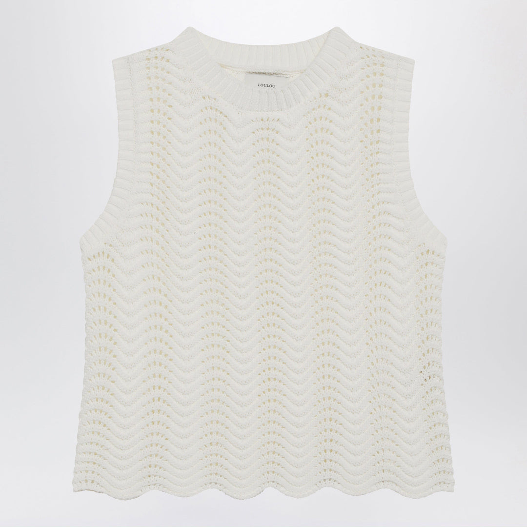 Shirts &amp; Tops XS LouLou De Saison - Ivory Vittoria Crochet Top Brand
