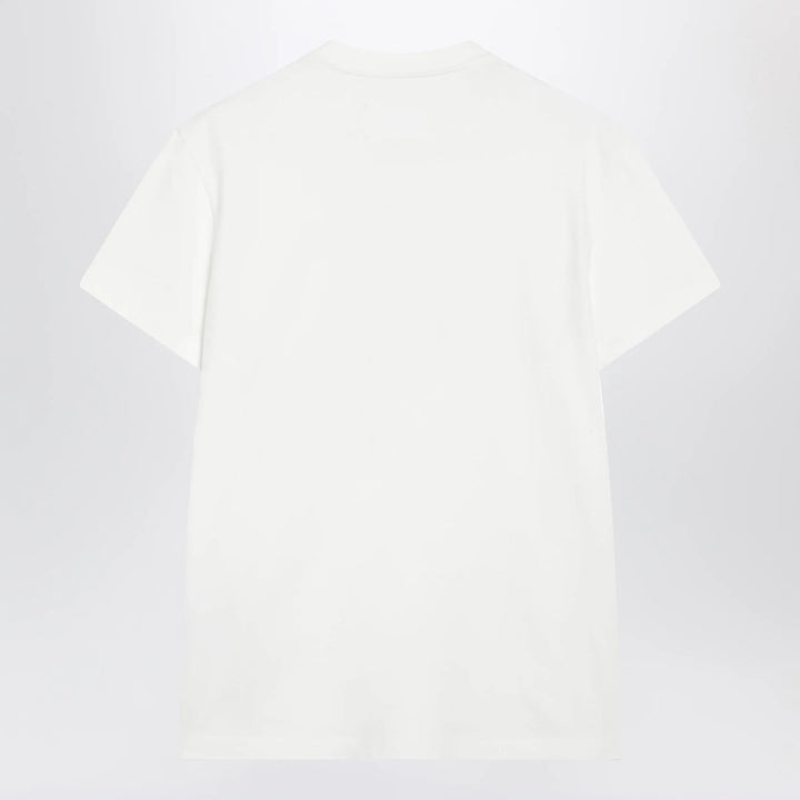 Maison Margiela - Double-layer cotton T-shirt in white Brand Shirts &amp; Tops