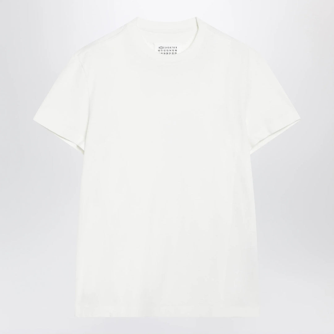 Maison Margiela - Double-layer cotton T-shirt in white Brand Shirts &amp; Tops S