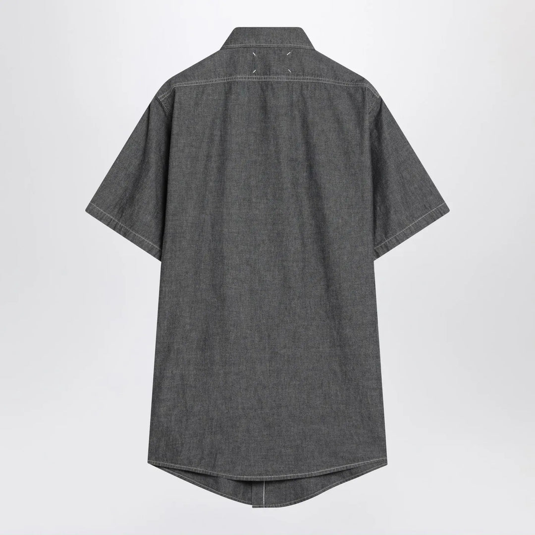 Maison Margiela - Gray cotton shirt Brand Shirts &amp; Tops 39